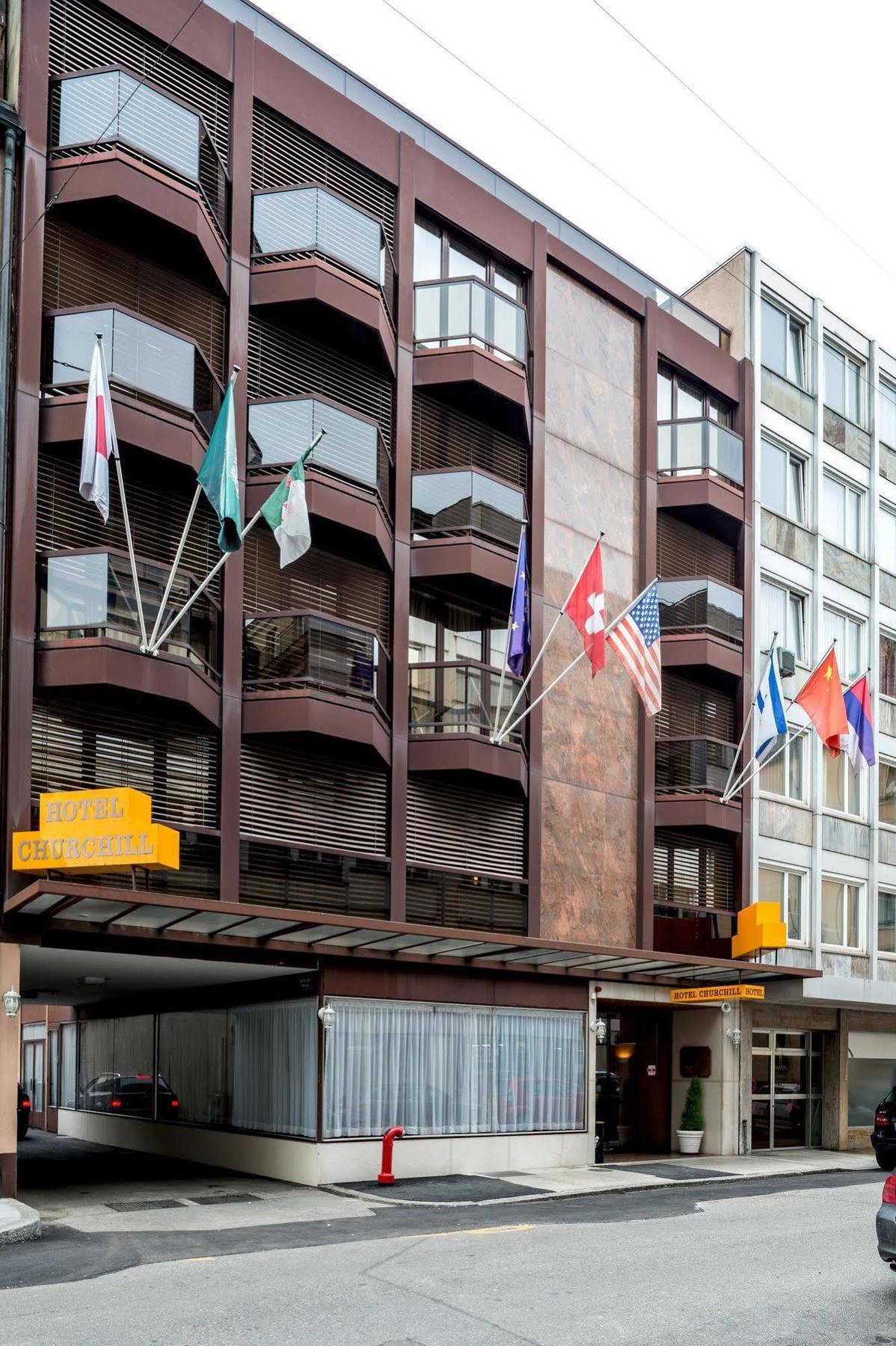 Hotel Churchill Geneve Exteriör bild